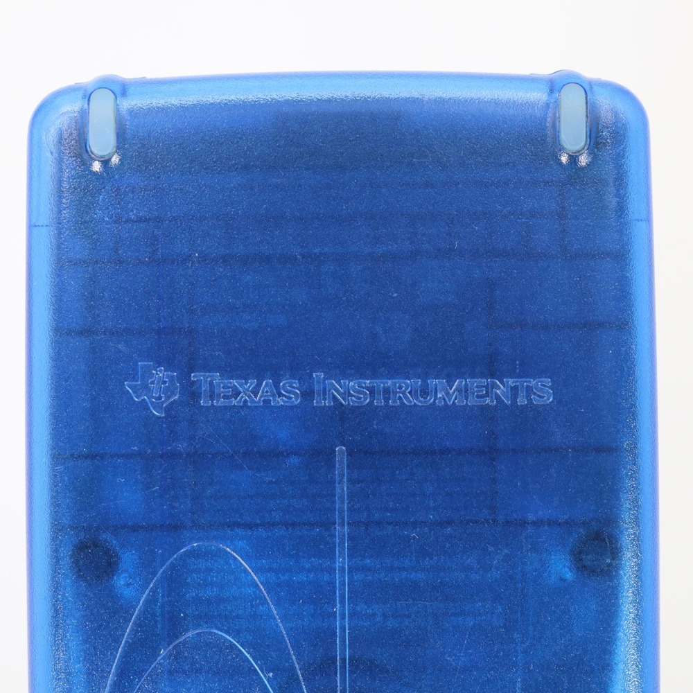 Texas Instruments TI-83 Plus Graphing Calculator Blue Translucent School Math - Picture 7 of 9